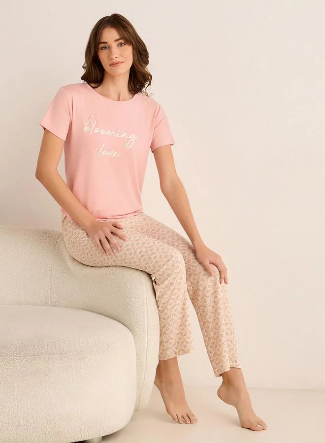Splash FAV Pyjama Set Top & Pants Viscose